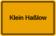 Grundbuchauszug Klein Haßlow